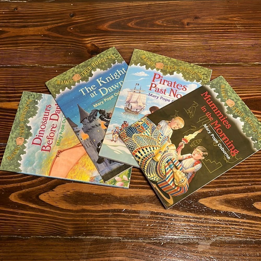 Magic Tree House Books #1-4